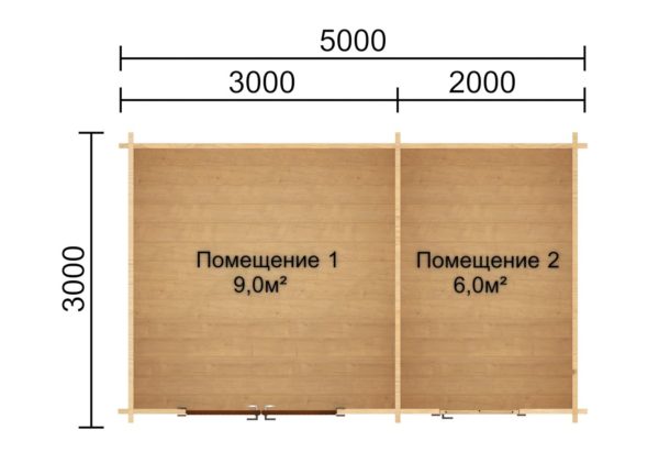 Хозблок из минибруса Сказка 5×3м