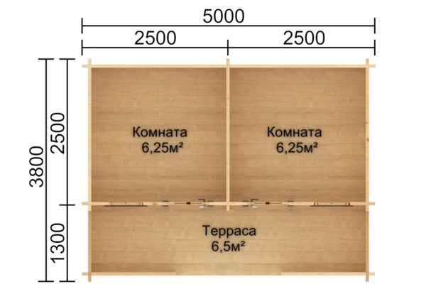 Садовый домик «Мастер» 5×3.8 м